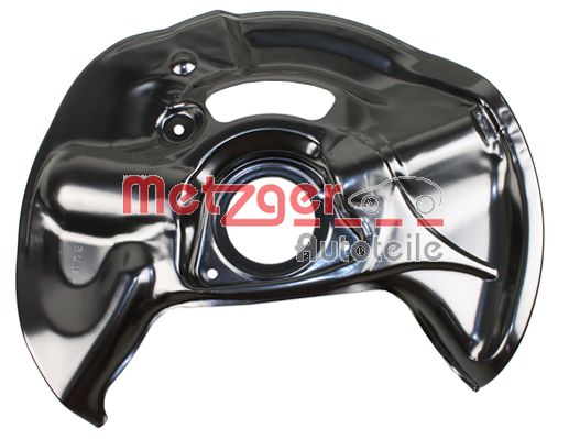Lamiera paraspruzzi, Disco freno - 6115236 METZGER