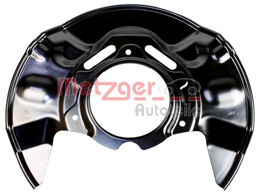 Lamiera paraspruzzi, Disco freno - 6115249 METZGER