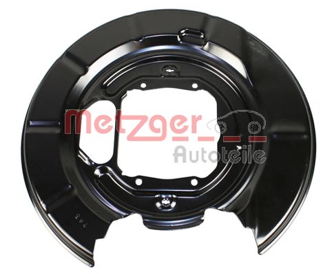Lamiera paraspruzzi, Disco freno - 6115257 METZGER