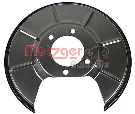 Lamiera paraspruzzi, Disco freno - 6115261 METZGER