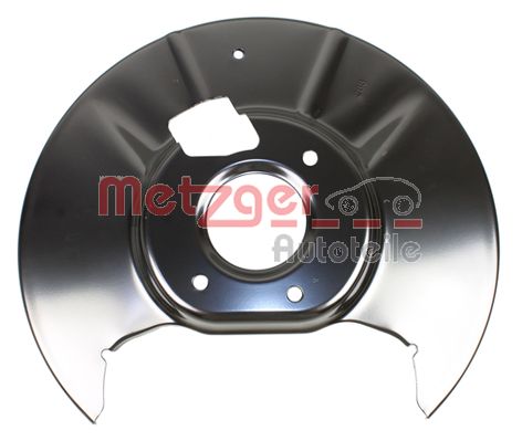 Lamiera paraspruzzi, Disco freno - 6115266 METZGER