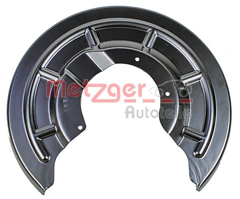 Lamiera paraspruzzi, Disco freno - 6115267 METZGER