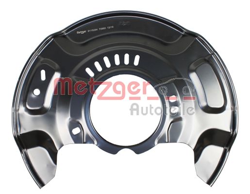 Lamiera paraspruzzi, Disco freno - 6115294 METZGER