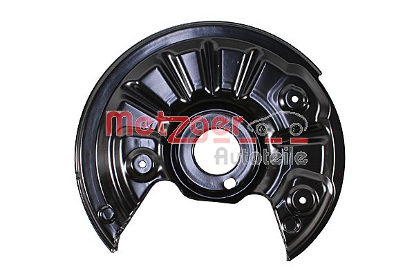 Lamiera paraspruzzi, Disco freno - 6115474 METZGER