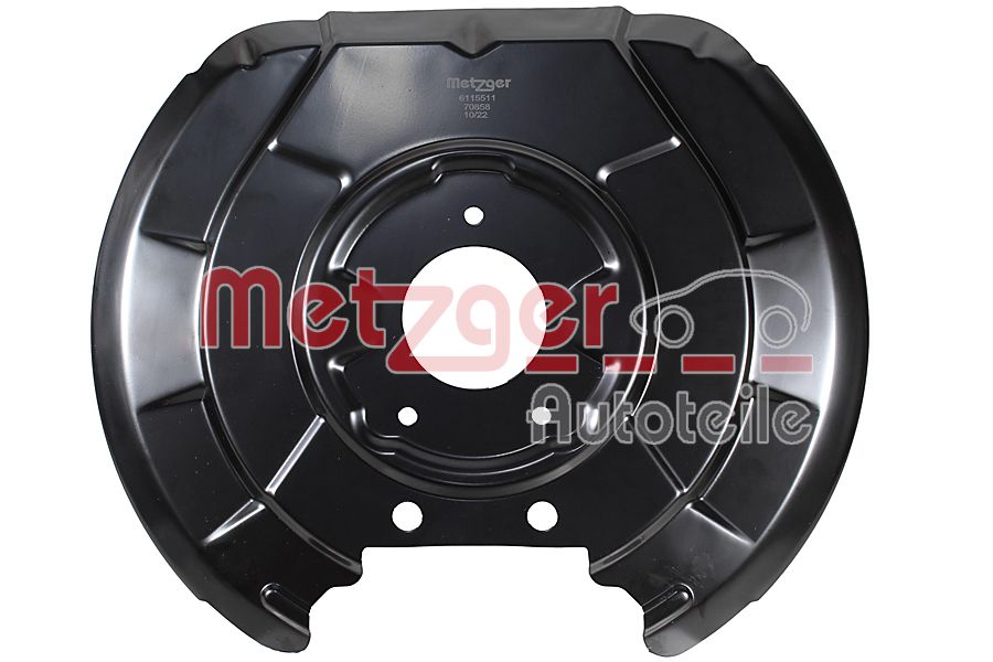 Splash Panel, brake disc - 6115511 METZGER