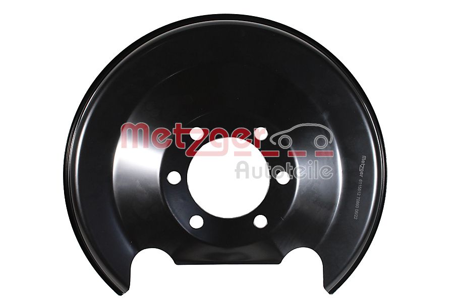 Splash Panel, brake disc - 6115512 METZGER
