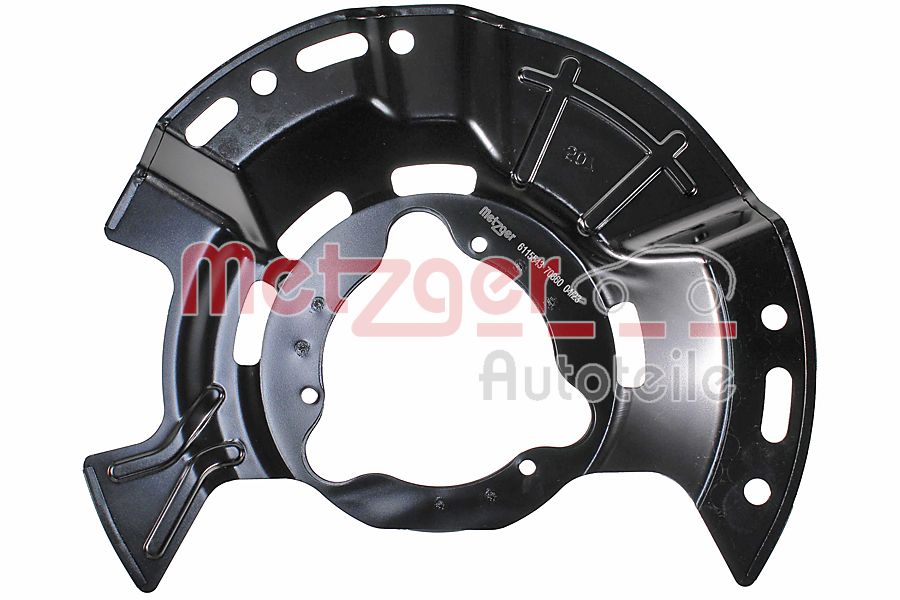 Lamiera paraspruzzi, Disco freno - 6115543 METZGER