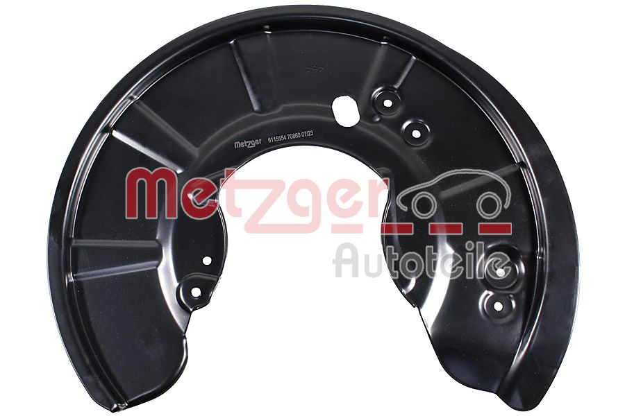 Splash Panel, brake disc - 6115554 METZGER