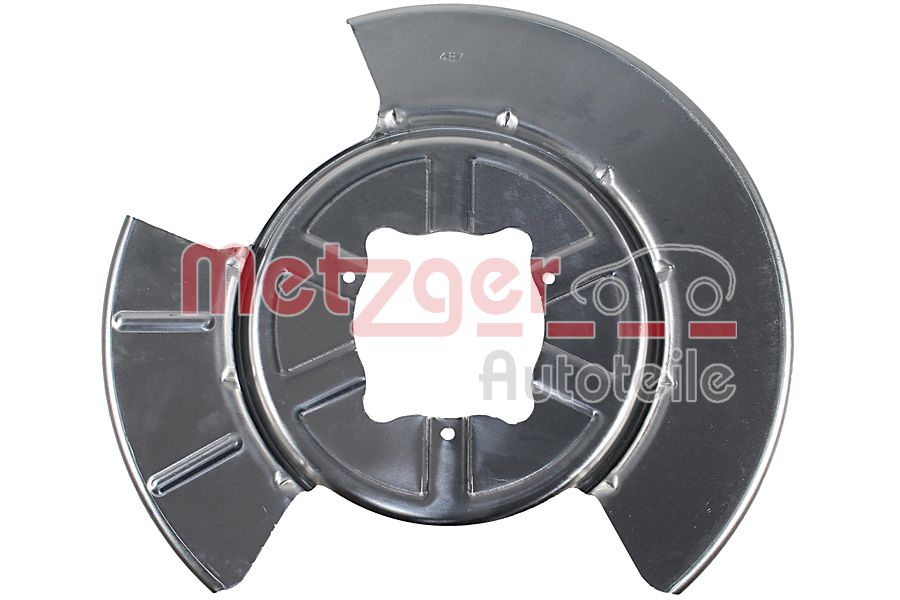 Lamiera paraspruzzi, Disco freno - 6115555 METZGER