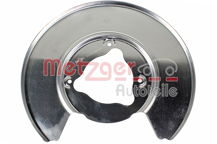 Splash Panel, brake disc - 6115566 METZGER