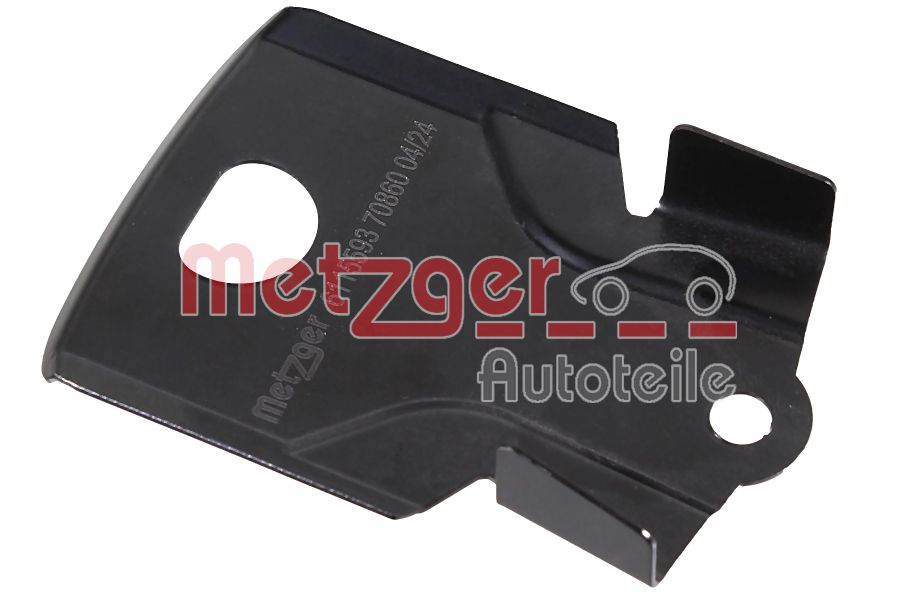Lamiera paraspruzzi, Disco freno - 6115593 METZGER