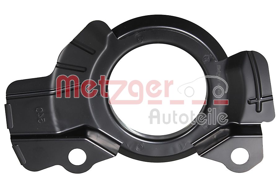 Lamiera paraspruzzi, Disco freno - 6115600 METZGER