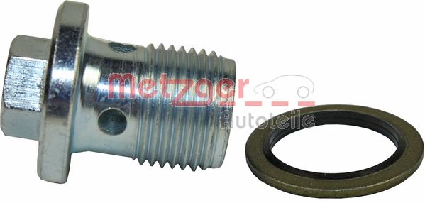 alyvos išleidimo kaištis, alyvos karteris - 8030042 METZGER