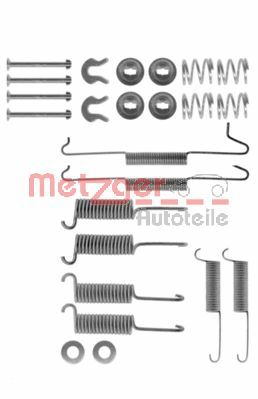 Kit accessori, Ganasce freno - 105-0571 METZGER