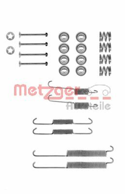 Kit accessori, Ganasce freno - 105-0678 METZGER
