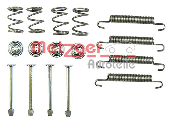 Accessory Kit, parking brake shoes - 105-0711 METZGER