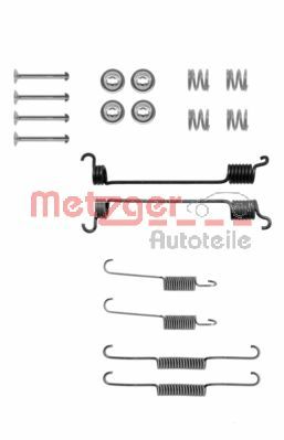 priedų komplektas, stabdžių trinkelės - 105-0741 METZGER