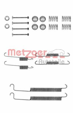 Комплектующие, тормозная колодка - 105-0756 METZGER