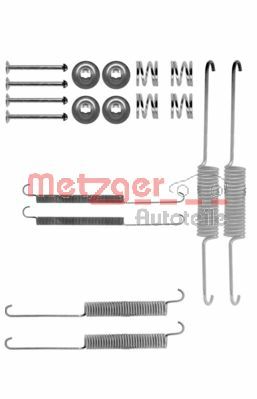 Комплектующие, тормозная колодка - 105-0758 METZGER