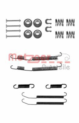 Accessory Kit, brake shoes - 105-0760 METZGER