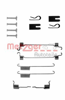Kit accessori, Ganasce freno - 105-0772 METZGER
