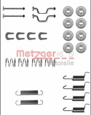 Accessory Kit, parking brake shoes - 105-0810 METZGER