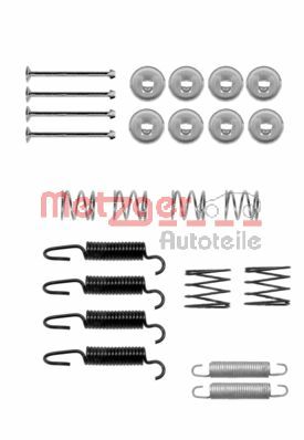 Kit accessori, Ganasce freno stazionamento - 105-0816 METZGER