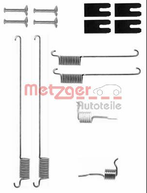 Комплектующие, тормозная колодка - 105-0829 METZGER