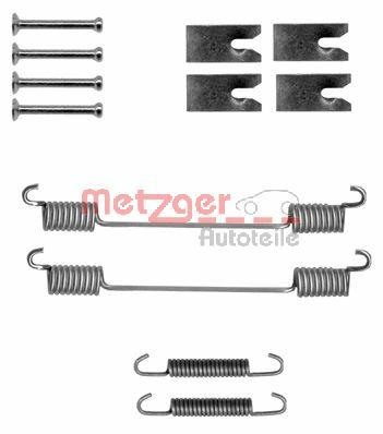 Kit accessori, Ganasce freno - 105-0836 METZGER