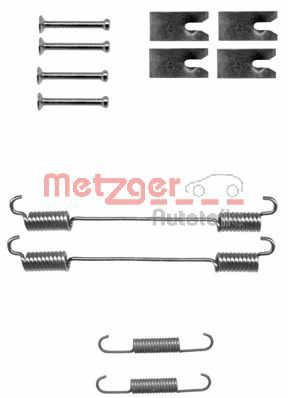 Kit accessori, Ganasce freno - 105-0862 METZGER