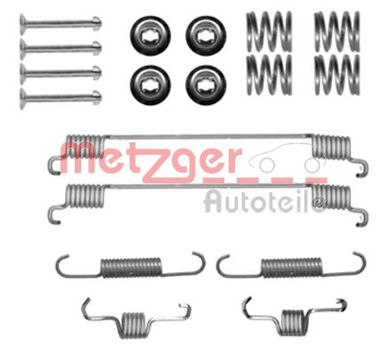 Kit accessori, Ganasce freno - 105-0889 METZGER