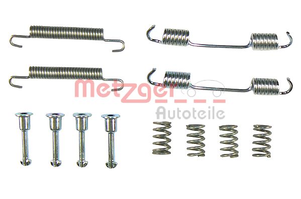 Kit accessori, Ganasce freno stazionamento - 105-0708 METZGER