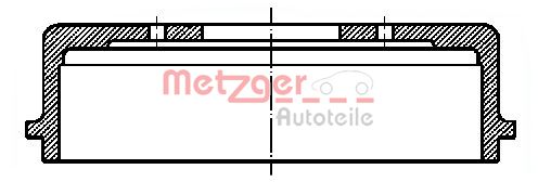 Tamburo freno - BT 640 METZGER