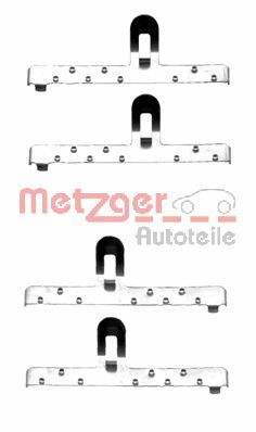 Комплектующие, колодки дискового тормоза - 109-1048 METZGER