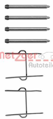 Комплектующие, колодки дискового тормоза - 109-1081 METZGER