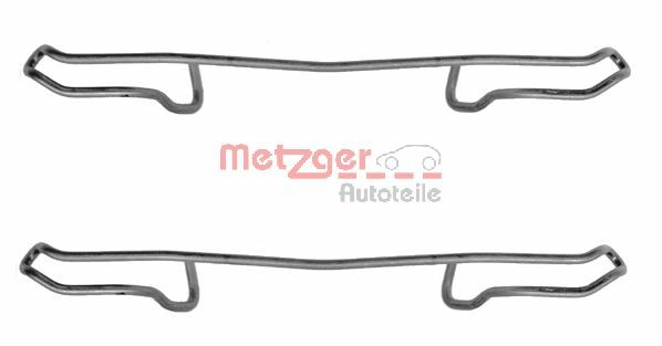 Комплектующие, колодки дискового тормоза - 109-1100 METZGER