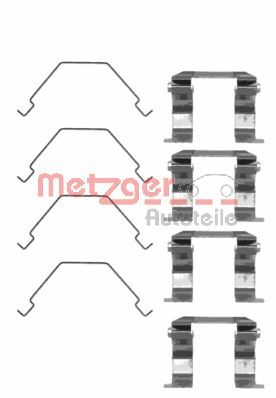 Комплектующие, колодки дискового тормоза - 109-1158 METZGER