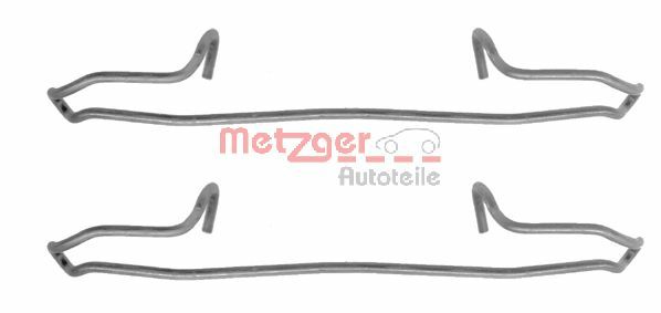 Kit accessori, Pastiglia freno - 109-1159 METZGER