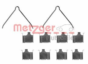 Kit accessori, Pastiglia freno - 109-1166 METZGER