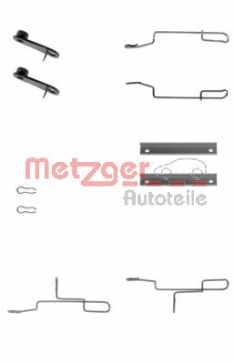 Accessory Kit, disc brake pad - 109-1188 METZGER