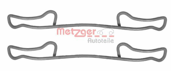 Kit accessori, Pastiglia freno - 109-1200 METZGER
