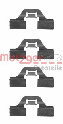 Kit accessori, Pastiglia freno - 109-1211 METZGER