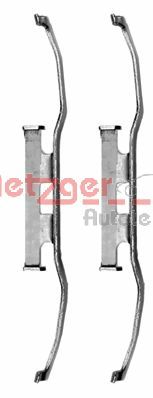 Комплектующие, колодки дискового тормоза - 109-1213 METZGER