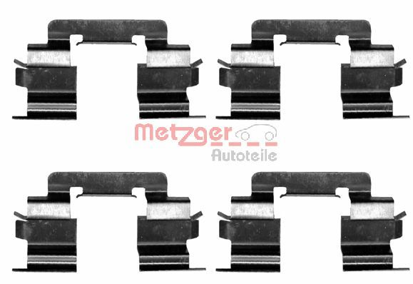 Accessory Kit, disc brake pad - 109-1216 METZGER