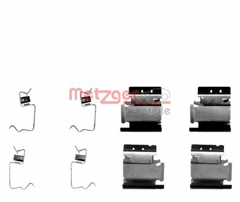 Kit accessori, Pastiglia freno - 109-1218 METZGER