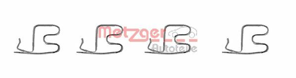 Комплектующие, колодки дискового тормоза - 109-1219 METZGER