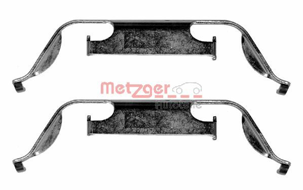 Kit accessori, Pastiglia freno - 109-1222 METZGER