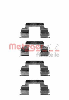 Kit accessori, Pastiglia freno - 109-1230 METZGER