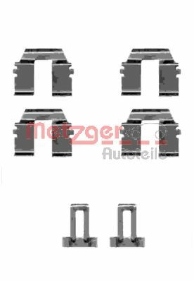 Комплектующие, колодки дискового тормоза - 109-1233 METZGER