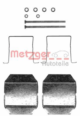 Kit accessori, Pastiglia freno - 109-1237 METZGER